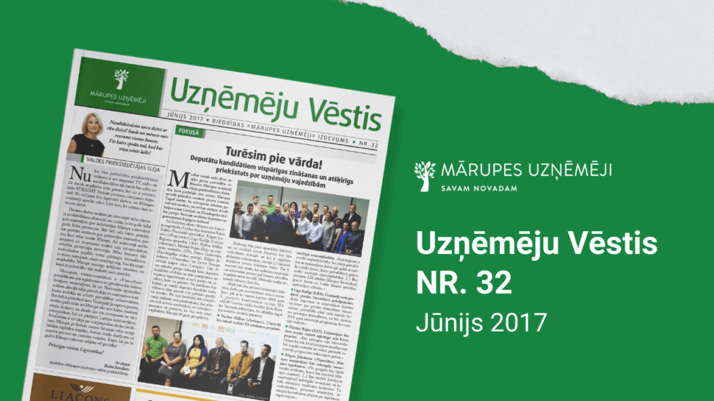 2017.gada jūnija Mārupes Uzņēmēju vēstis