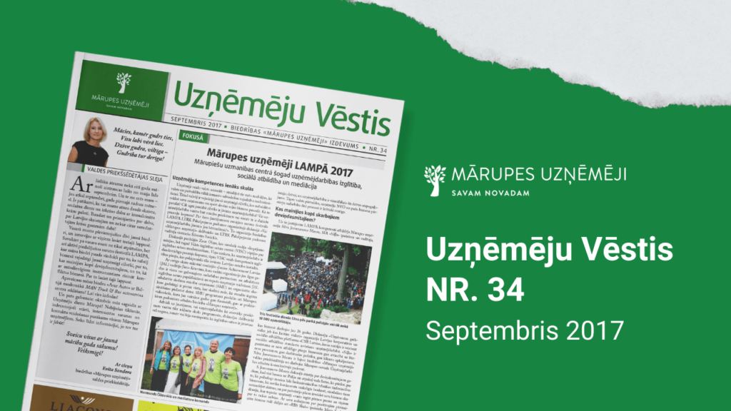 2018.gada septembra Mārupes Uzņēmēju vēstis
