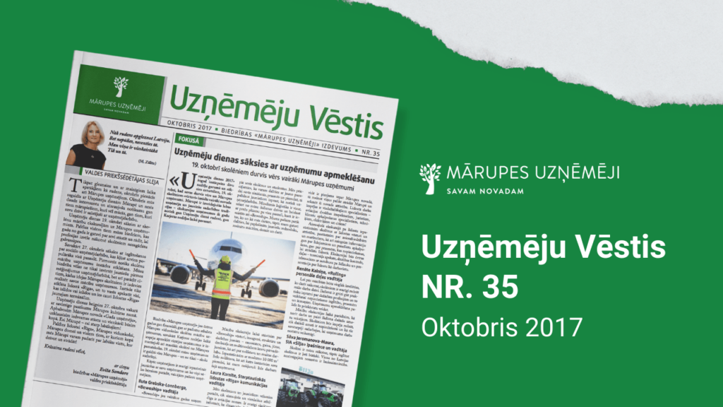 2018.gada oktobra Mārupes Uzņēmēju vēstis